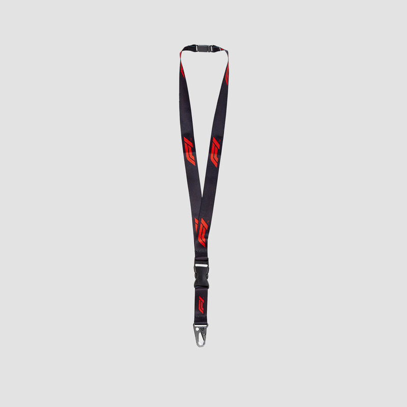 F1 FW LOGO LANYARD - black