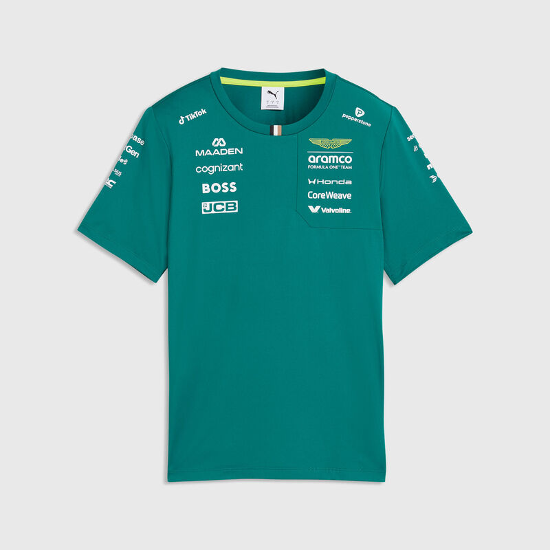 Women's 2026 Replica Team T-shirt 2026 - Aston Martin F1 Team - Green XS for females - Fuel For Fans F1 Merchandise store
