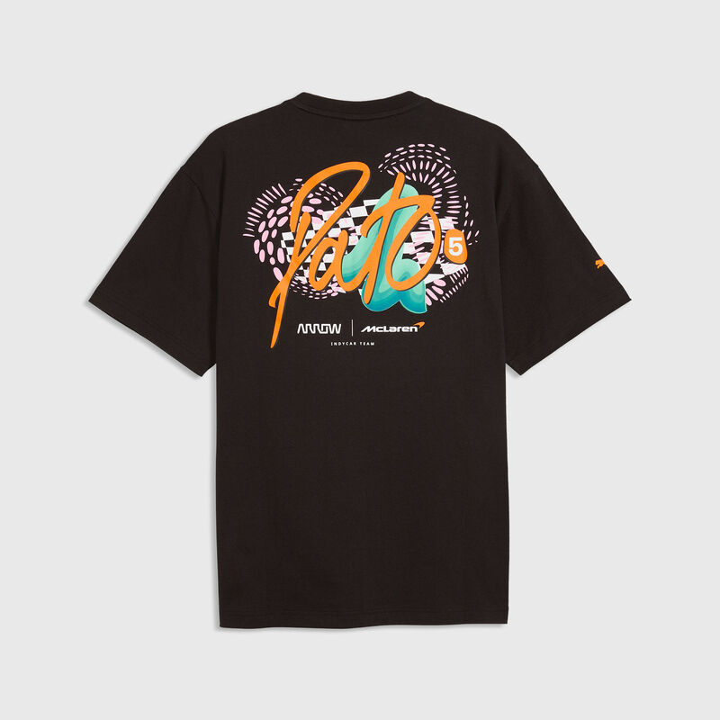 PUMA Pato O'Ward Graphic T-shirt 2026 - Arrow McLaren IndyCar Team - Puma black XL for males - 4070032340296 - Fuel For Fans F1 Merchandise store