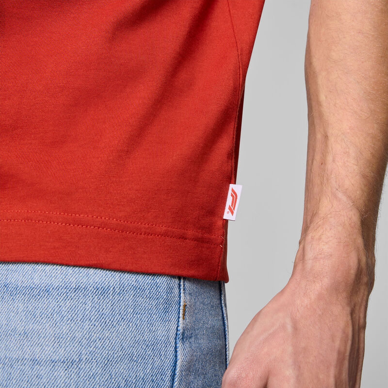 F1 FW HERITAGE LOGO TEE - red
