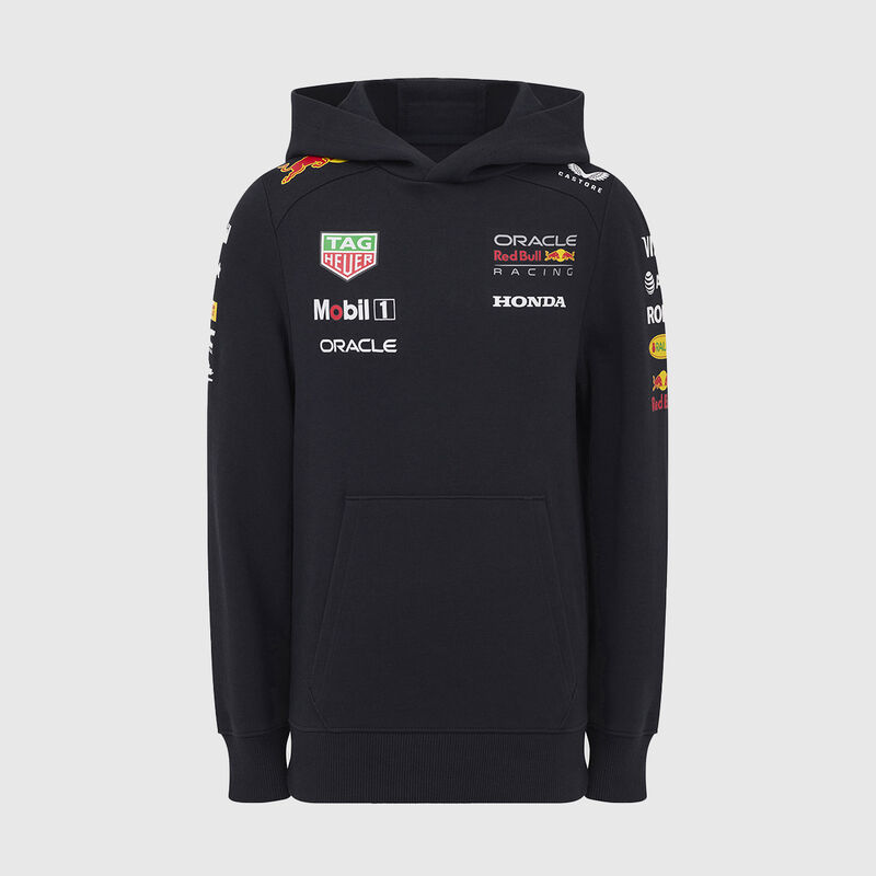 Kids 2025 Team Hoodie 2025 - Red Bull Racing - Navy 152 - 5063455618782 - Fuel For Fans F1 Merchandise store