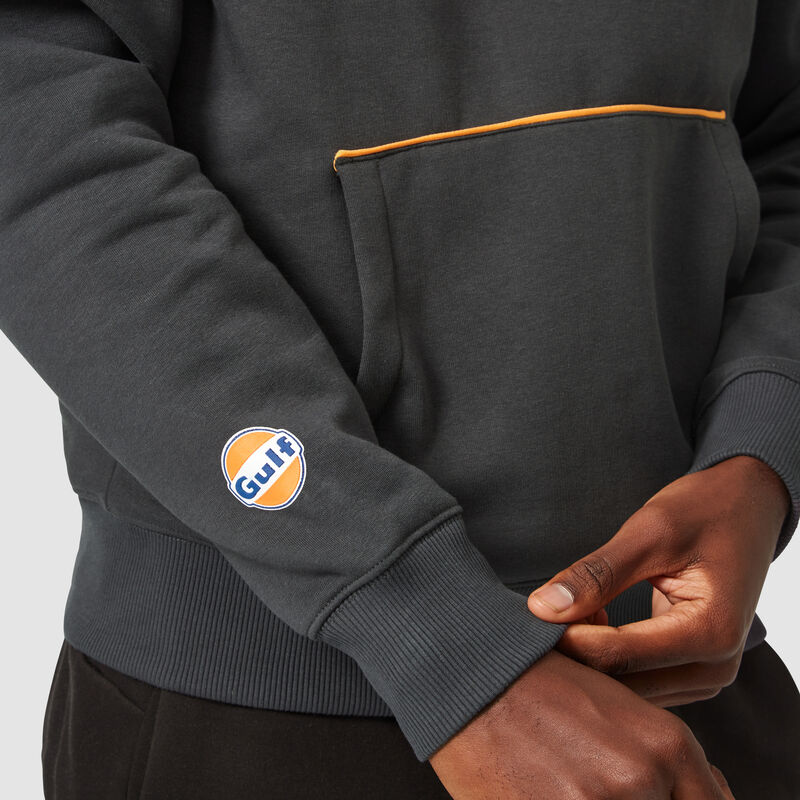 MCLAREN FW GULF RACING HOODED SWEAT - antracit