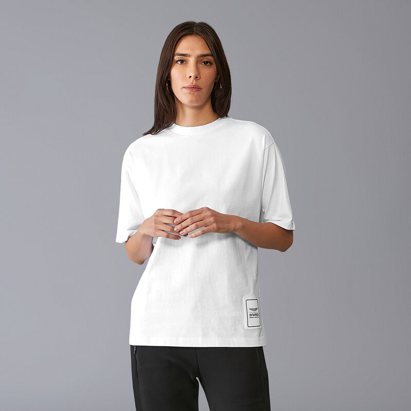 AMF1 FW LOGO TEE - white