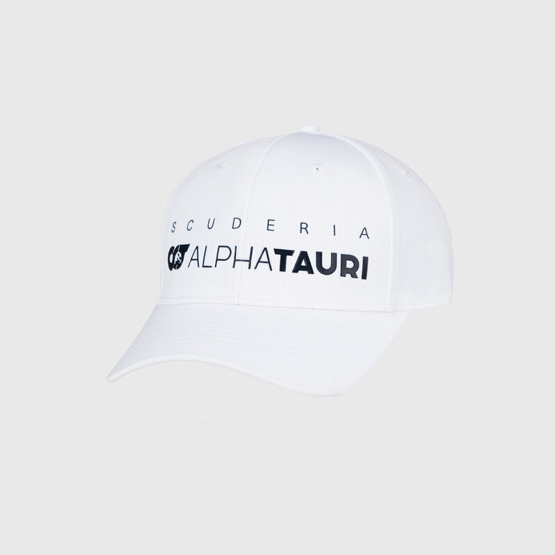 ALPHA TAURI RP LOGO CAP - white