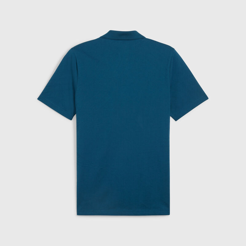 MAPF1 LS MENS JACQUARD POLO - blue