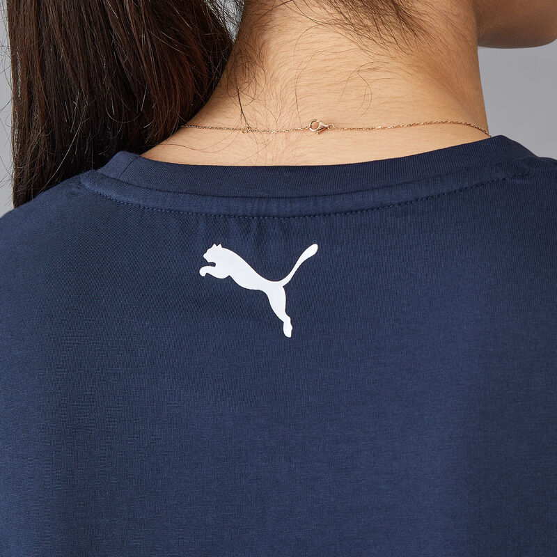 WILLIAMS RACING FW WOMENS LOGO TEE - navy