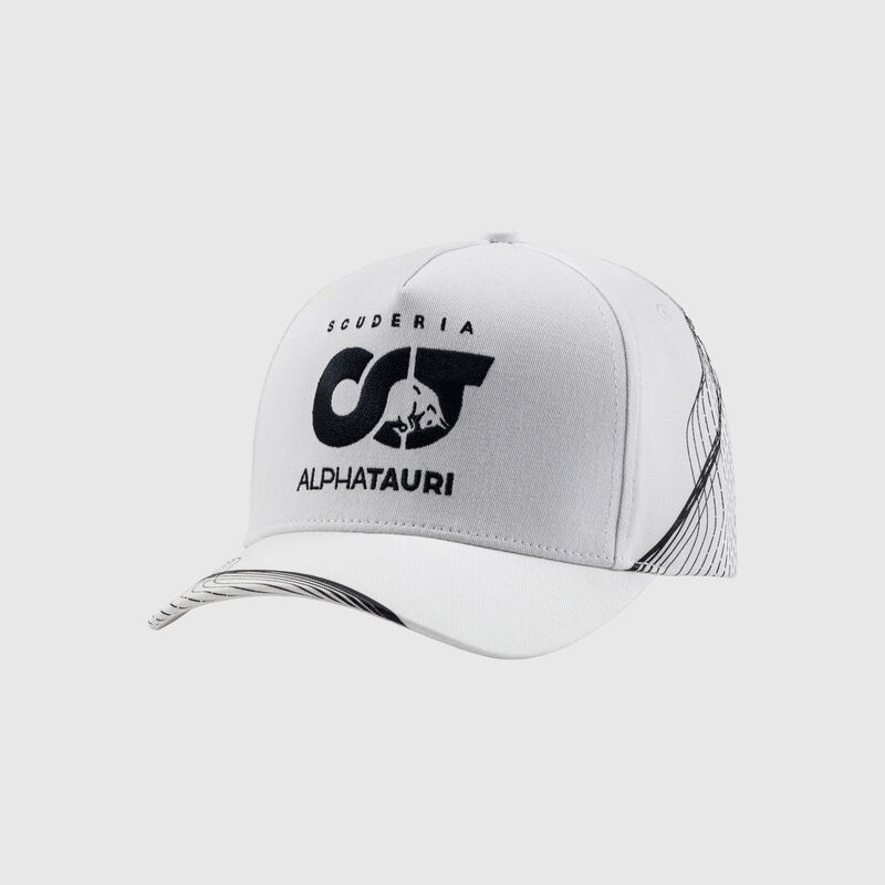 ALPHA TAURI SL LOGO CAP - white