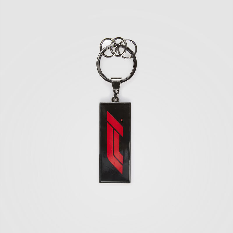 F1 FW METAL LOGO KEYRING - black