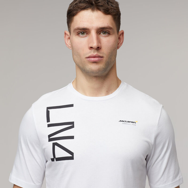 MCLAREN FW NORRIS TEE - white