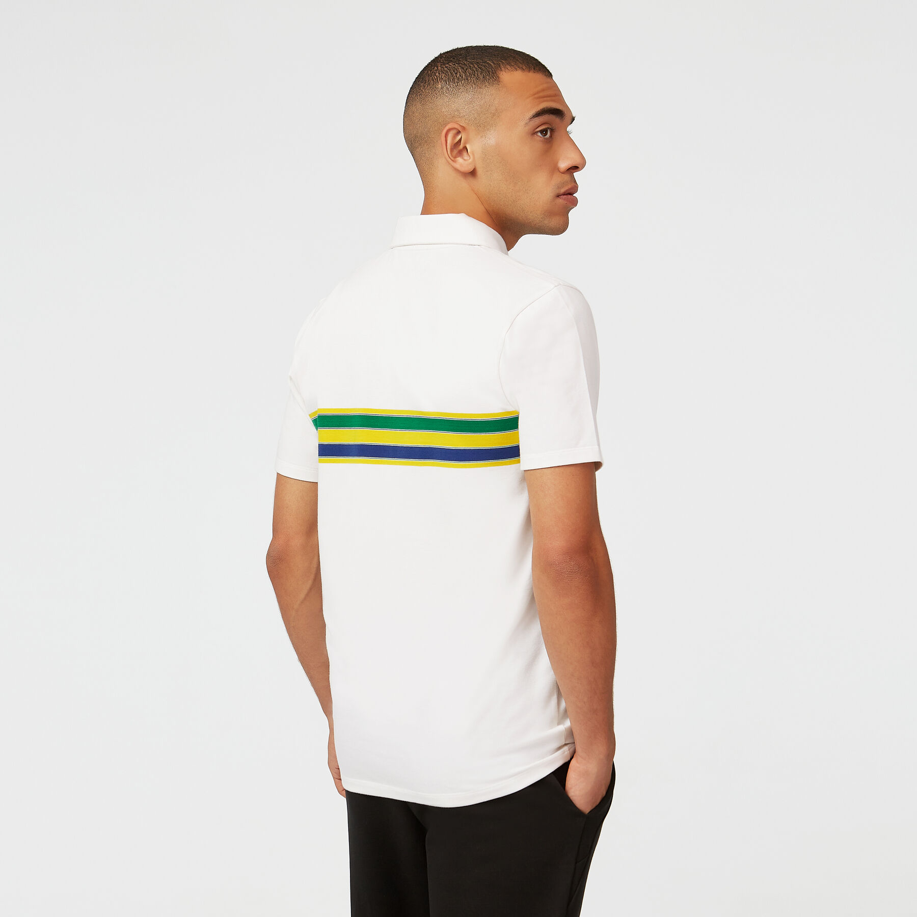 Helmet Stripe Polo Ayrton Senna Fuel For Fans
