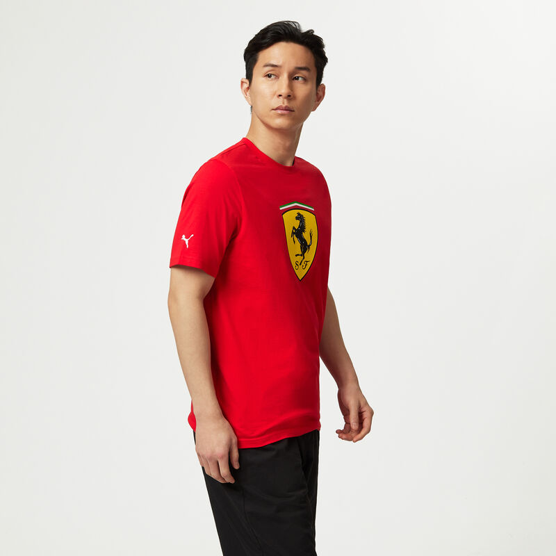 SF PU FW MENS LARGE SHIELD TEE - red
