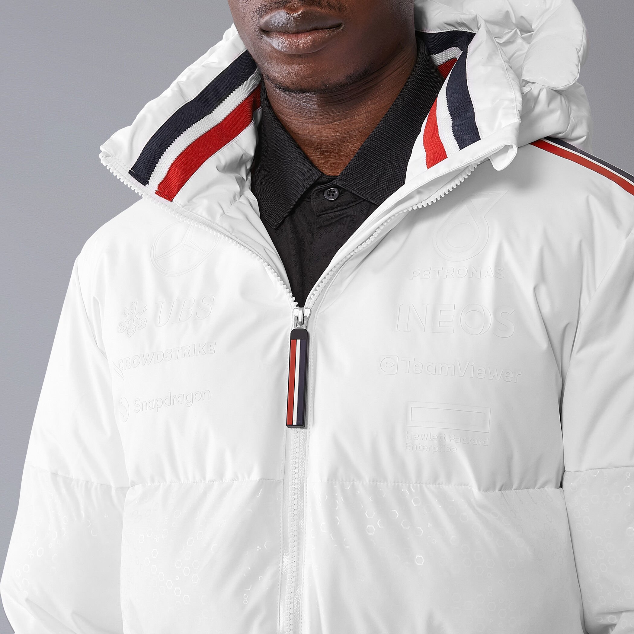 Mercedes puffer jacket cheap