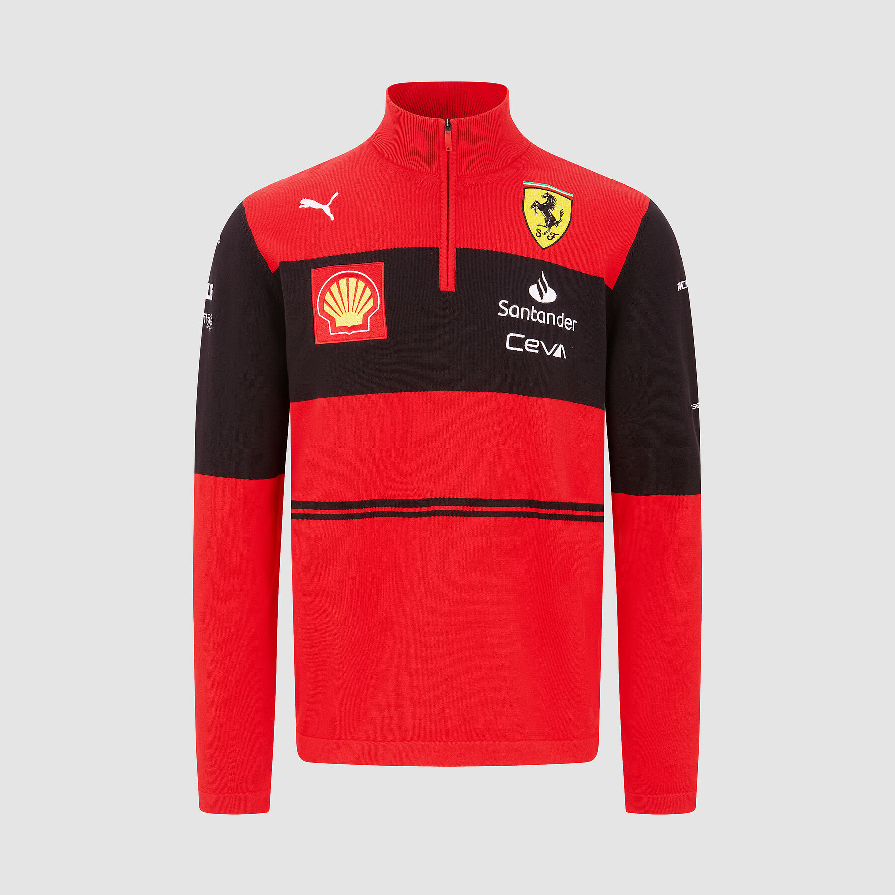 2022 Team sweatshirt met 1 2 rits