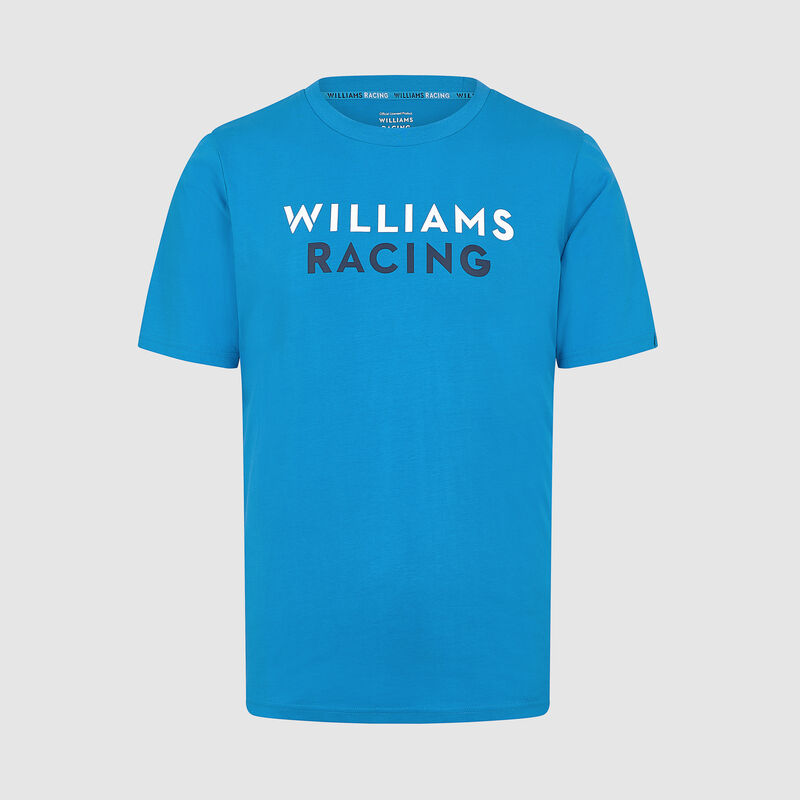 WILLIAMS RACING FW MENS LOGO TEE - electric blue