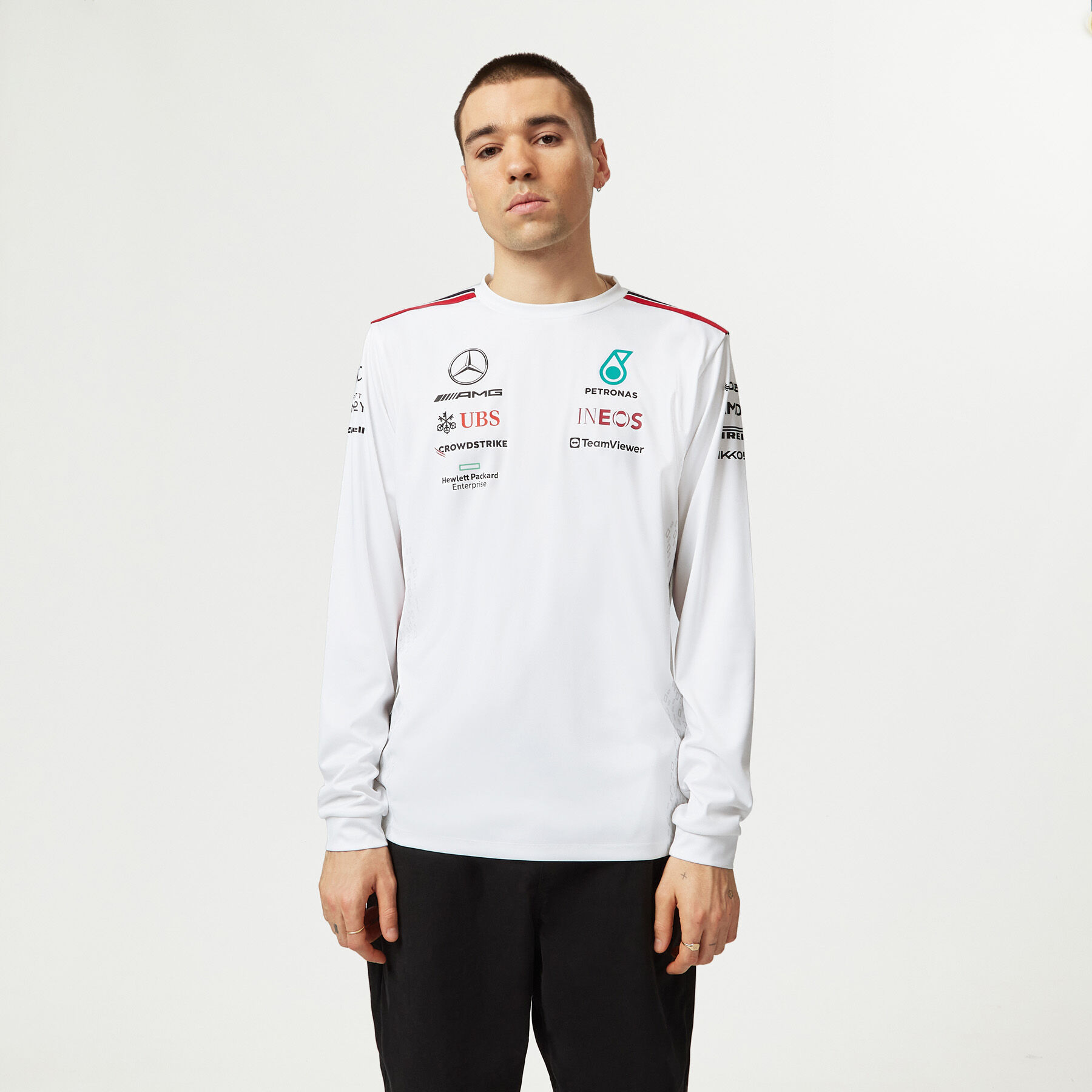 Mercedes amg petronas long sales sleeve shirt