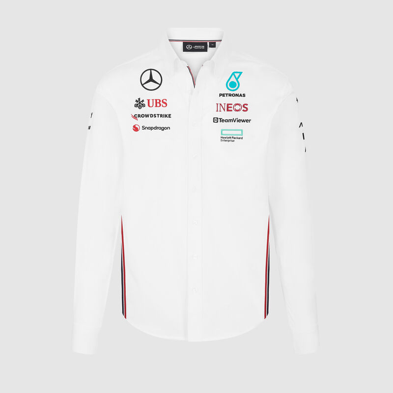 2024 Team Shirt 2024 - Mercedes-AMG F1 - White 3XL for males - 8719203397856 - Fuel For Fans F1 Merchandise store