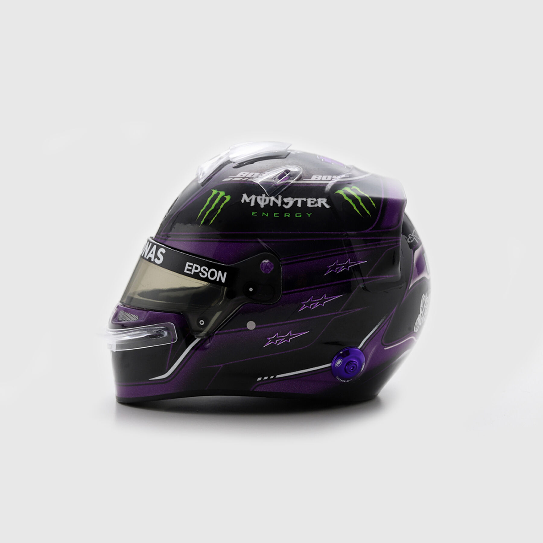 Lewis hamilton black discount helmet
