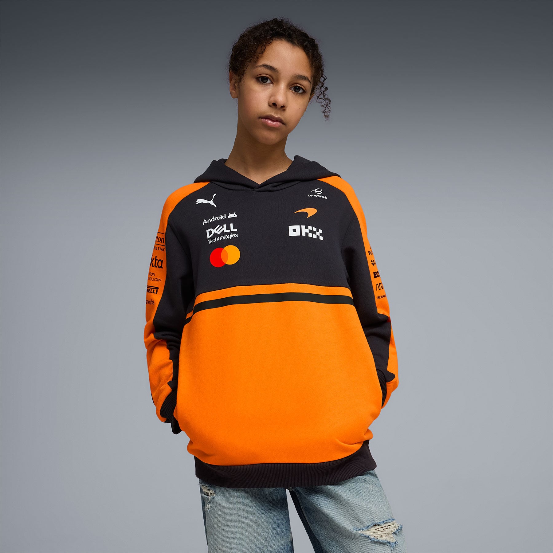 PUMA Kids 2026 Team Hoodie - McLaren Mastercard F1 | Fuel For Fans