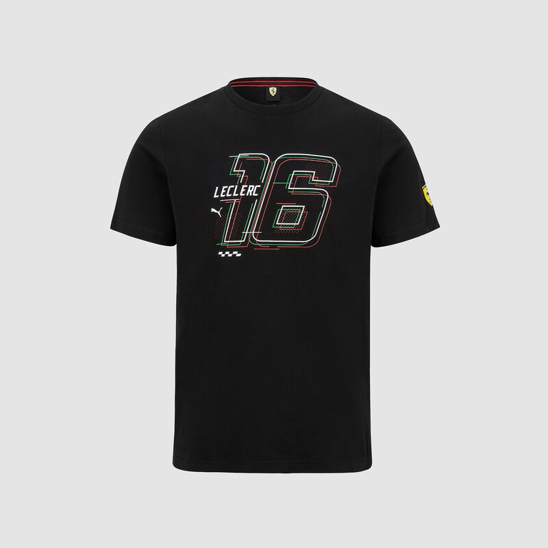 SF PU FW MENS DRIVER TEE - black-leclerc