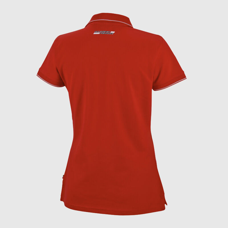 WOMENS CLASSIC POLO - red