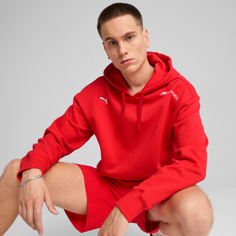 F1 ESS+ HOODIE - RELAXED - red
