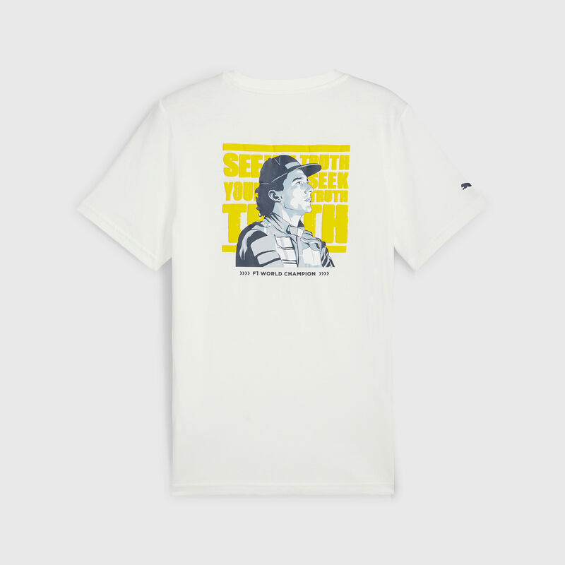 AS LS SENNA A VIDA GRAPHIC TEE - white
