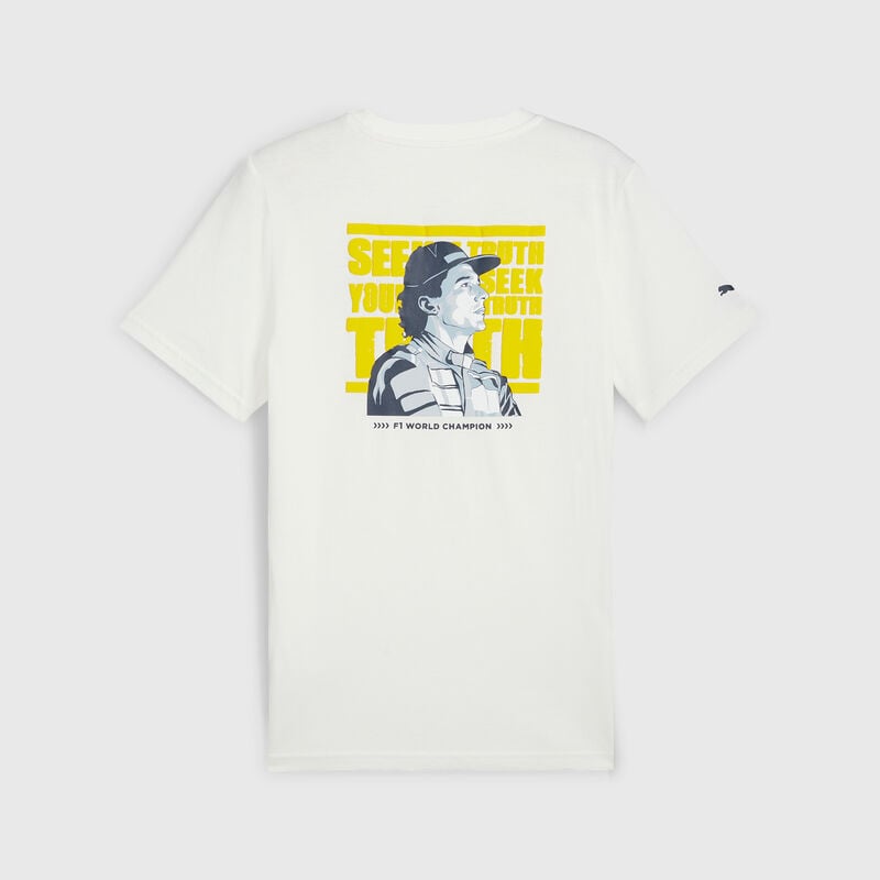 AS LS SENNA A VIDA GRAPHIC TEE - white
