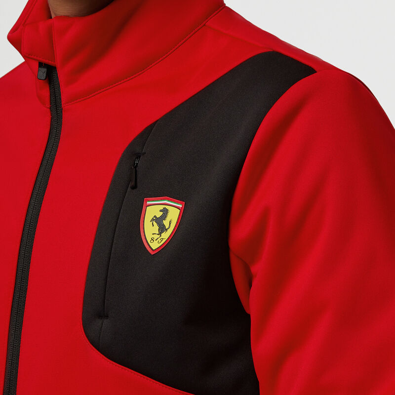 SF FW MENS SOFTSHELL JACKET - red