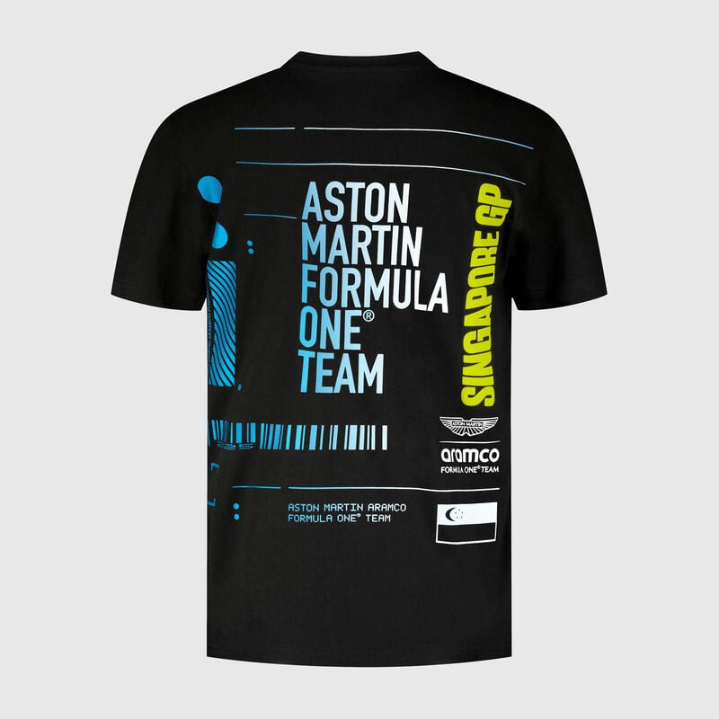 AMF1 FW SE SINGAPORE GP TEE - black