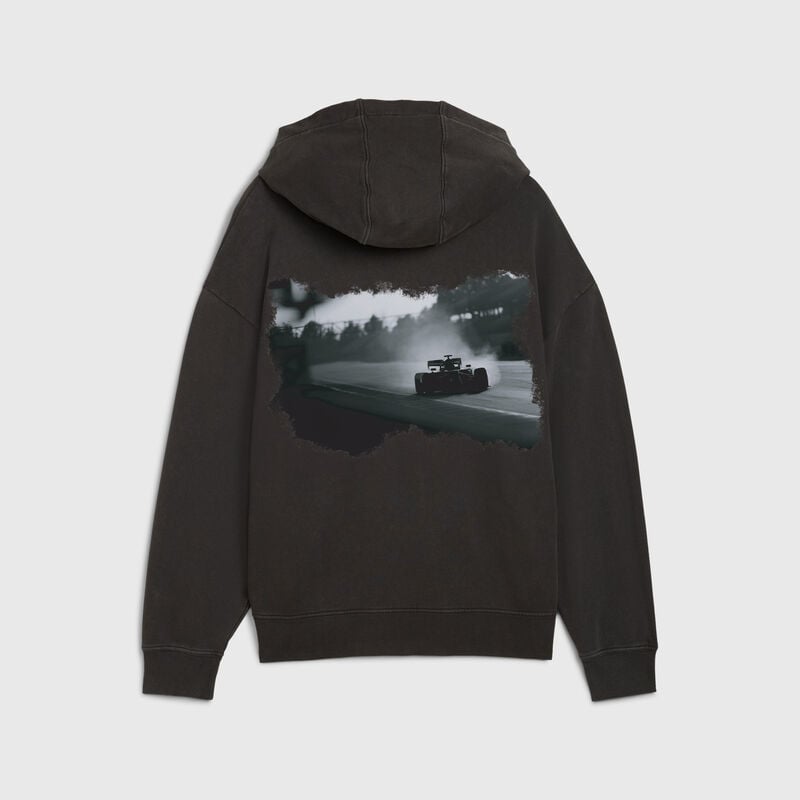 F1 LS GRAPHIC FULL ZIP HOODIE - black