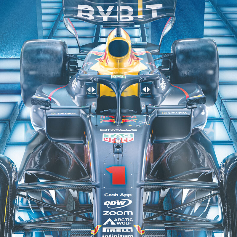 RBR RB19 2023 MEDIUM POSTER - navy