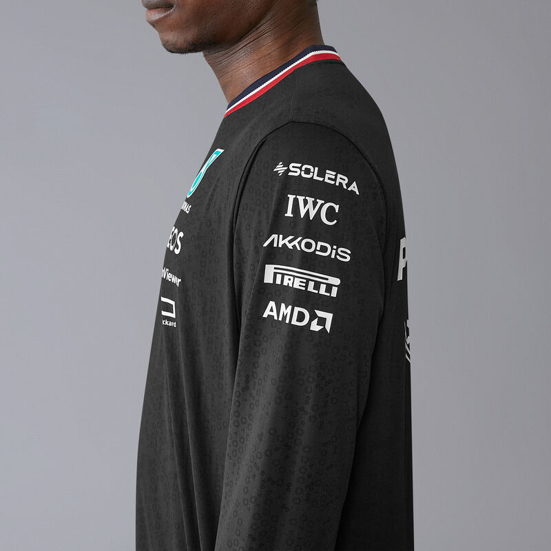 MAPF1 RP MENS LS DRIVER TEE - black