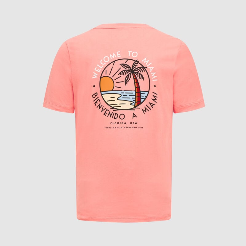 F1 FW RS MIAMI TEE - pink