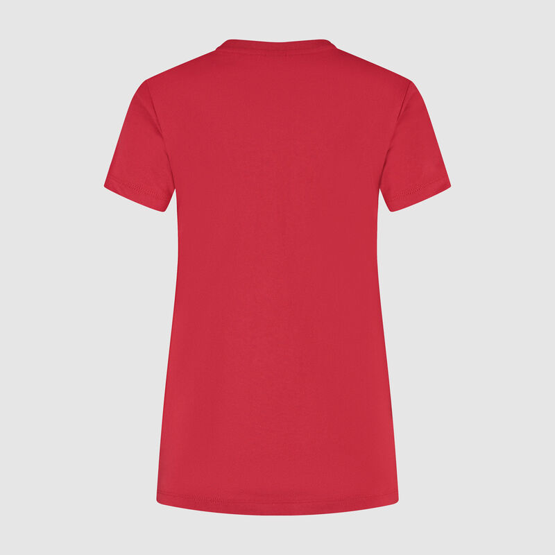 SF FW WOMENS LARGE SHIELD TEE - red