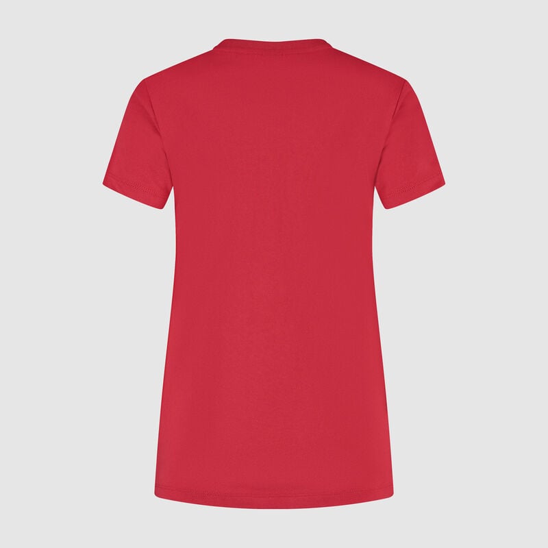 SF FW WOMENS LARGE SHIELD TEE - red
