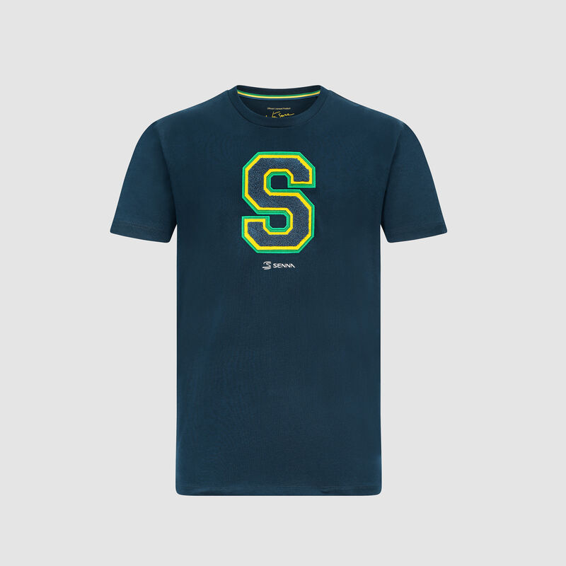 AS FW COLLEGIATE TEE - navy