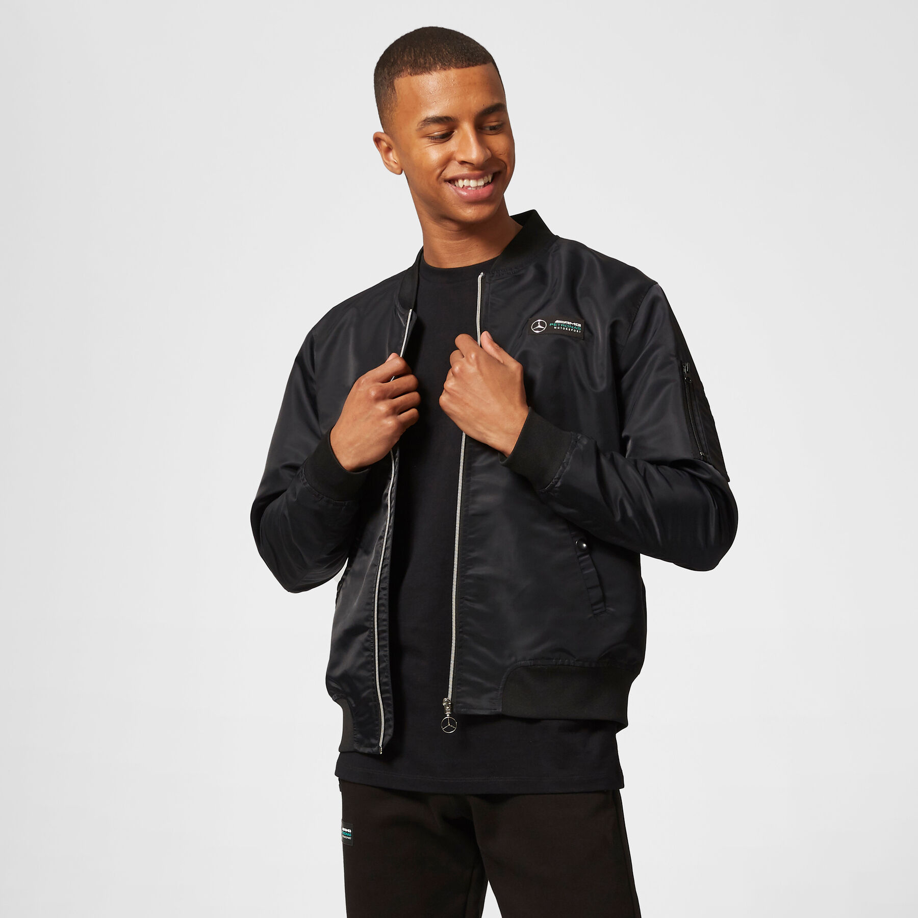 Mercedes bomber top jacket