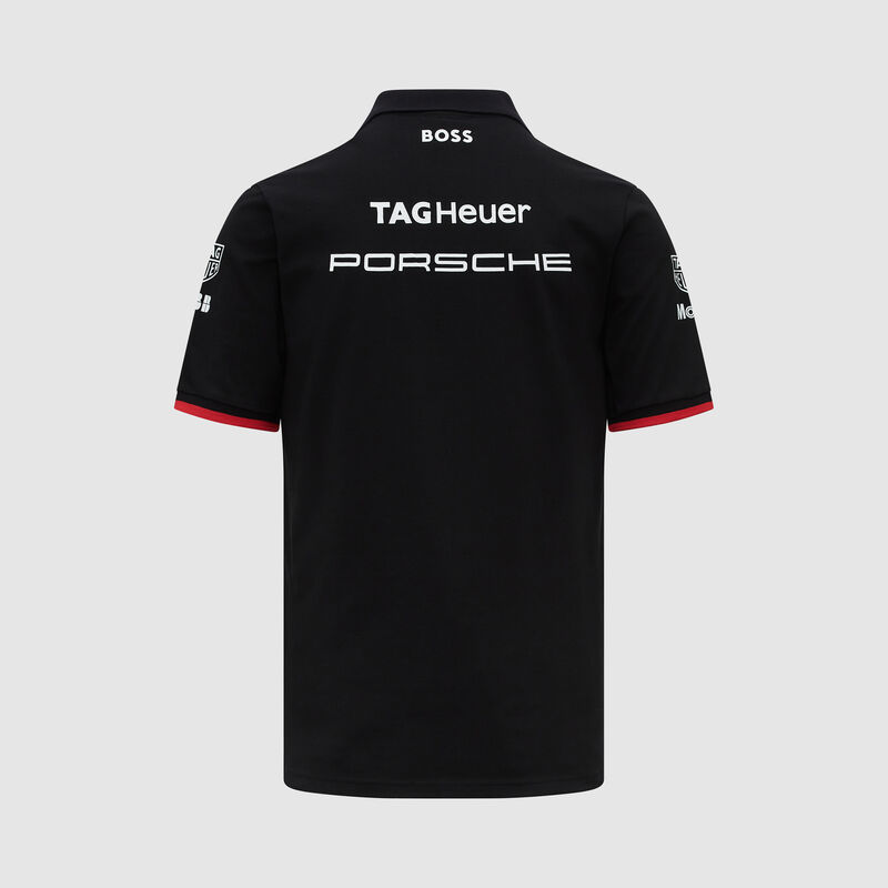 PORSCHE FE RP MENS TEAM POLO - black