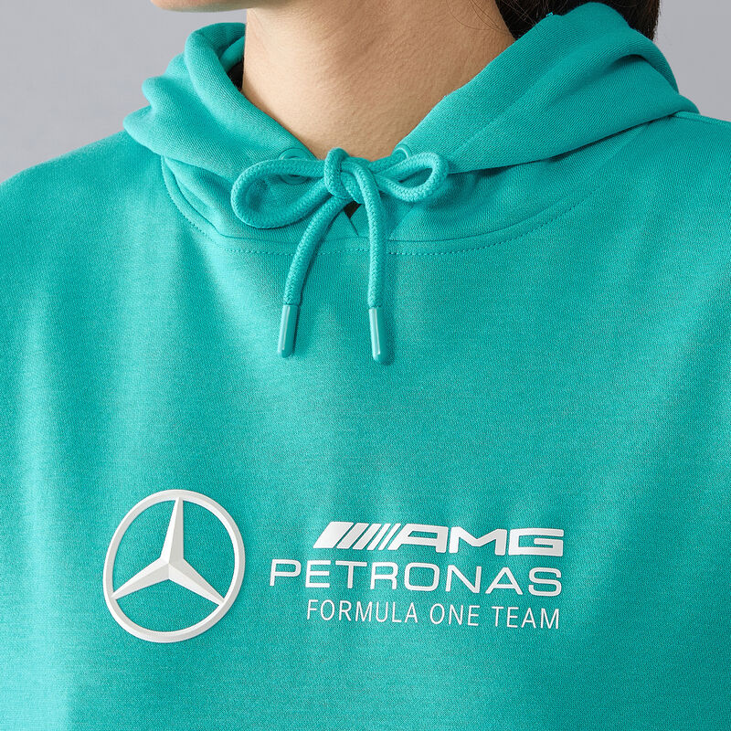 MAPF1 FW WOMENS OVERSIZED LOGO HOODY - real teal