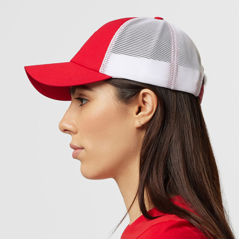 SF FW TRUCKER CAP - red