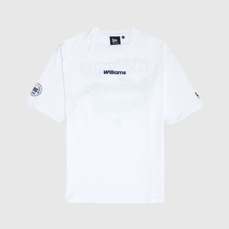 Graphic T-shirt 2026 - Williams Racing - White S for males - Fuel For Fans F1 Merchandise store