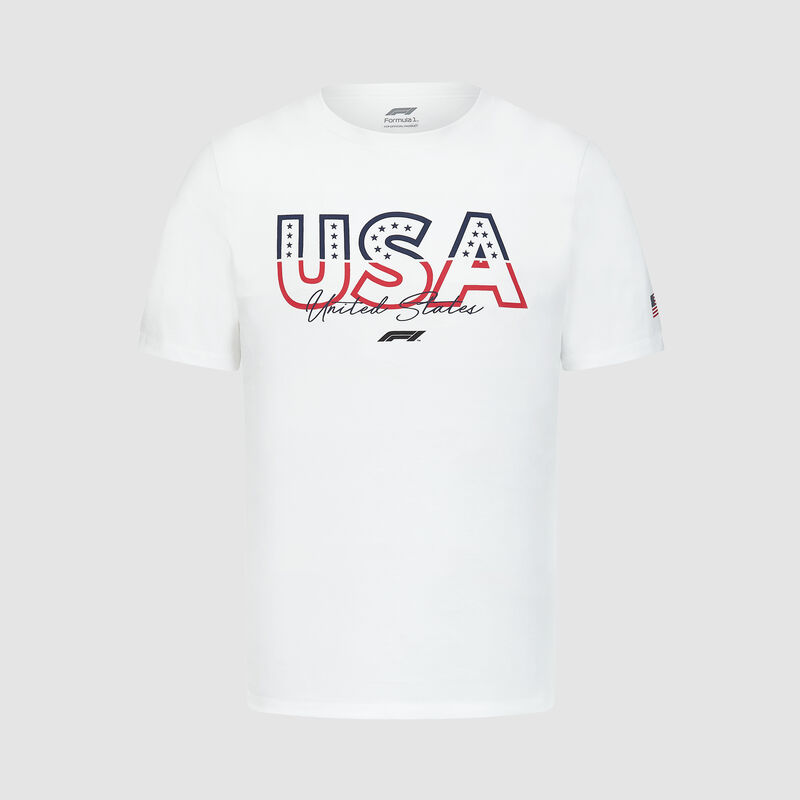 F1 FW RS AUSTIN TEE - white