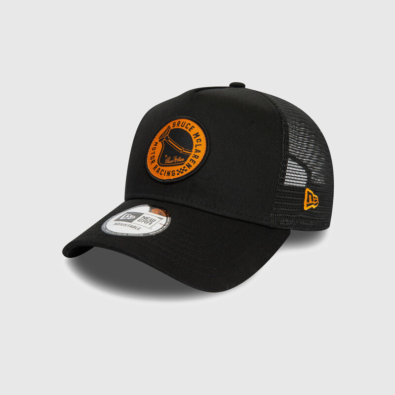 MCLAREN SL LS CIRCULAR PATCH TRUCKER - black