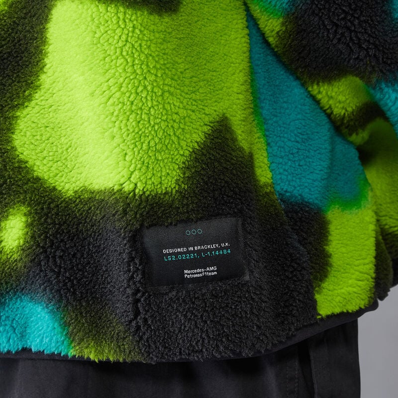 MAPF1 FW SPRAY CAMO SHERPA 1/4 ZIP - multicolor