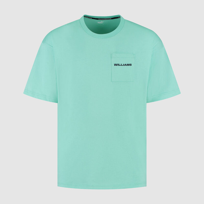 PUMA Oversized T-shirt 2025 - Williams Racing - Bright green XL for males - 8719203489599 - Fuel For Fans F1 Merchandise store