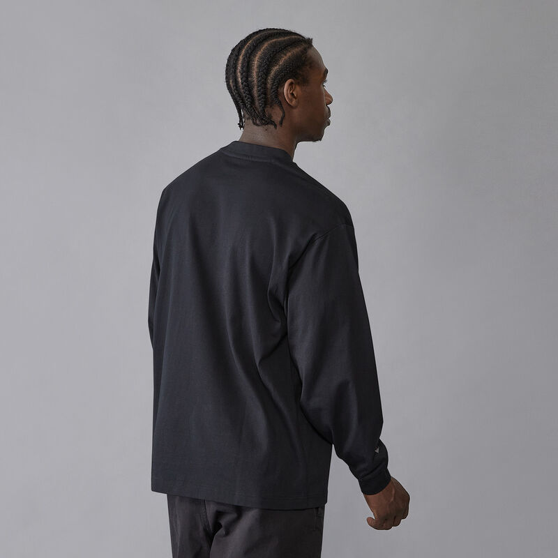 PORSCHE FW MENS UTILITY LS TEE - black
