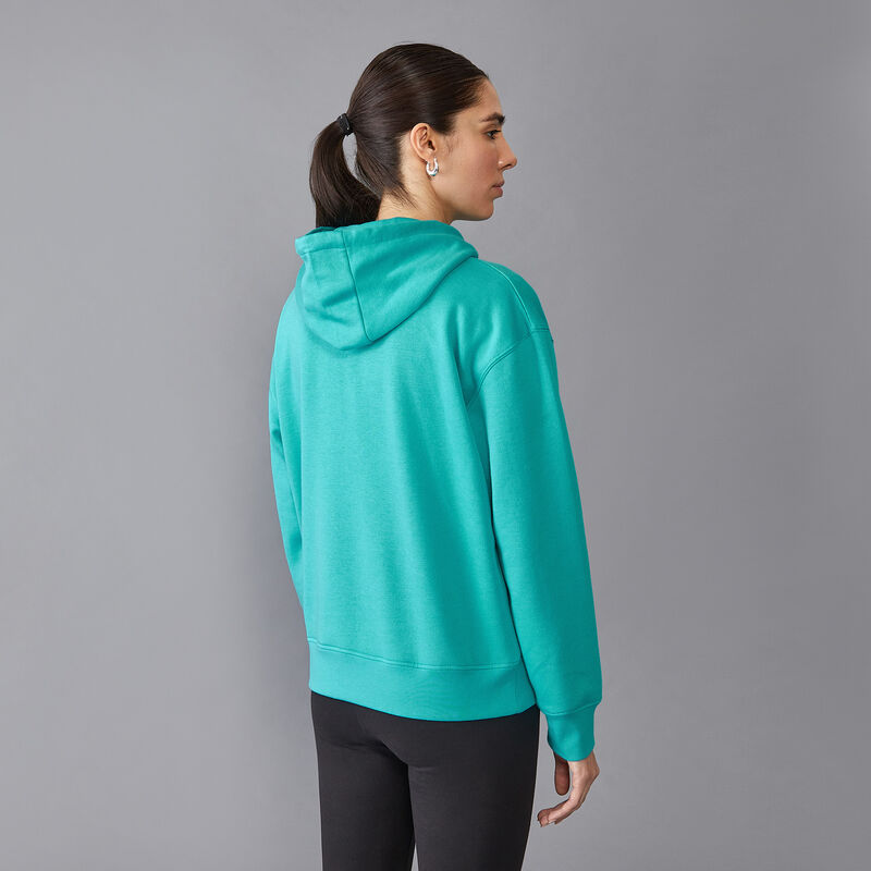 MAPF1 FW WOMENS OVERSIZED LOGO HOODY - real teal