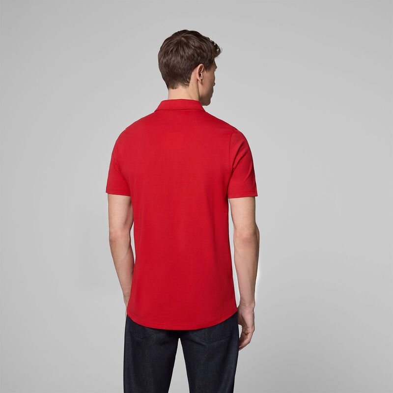SF FW MENS POLO - red