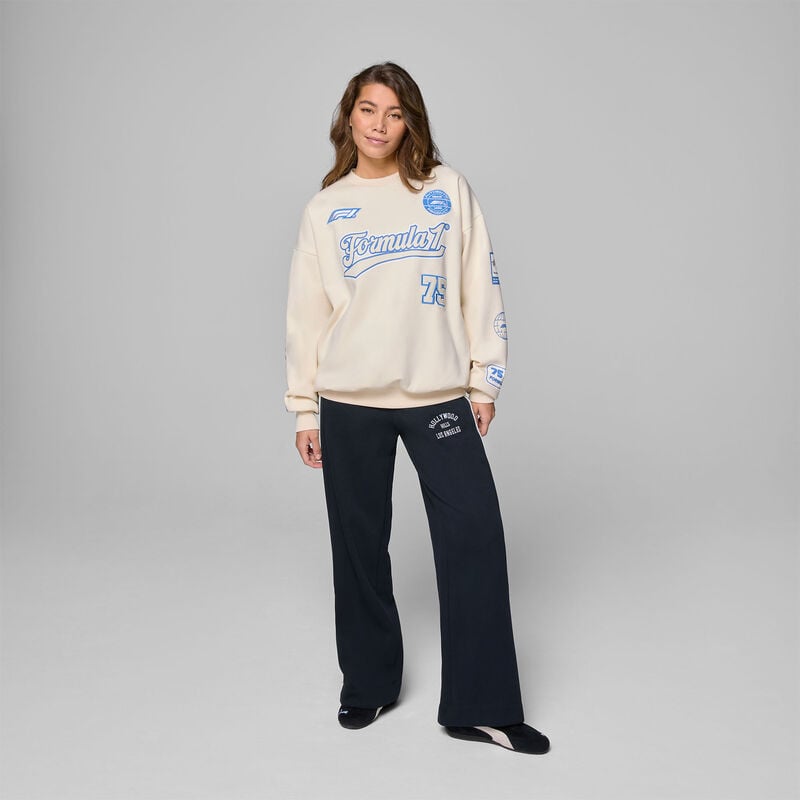 F1 FW HERITAGE GRAPHIC CREW SWEAT - beige