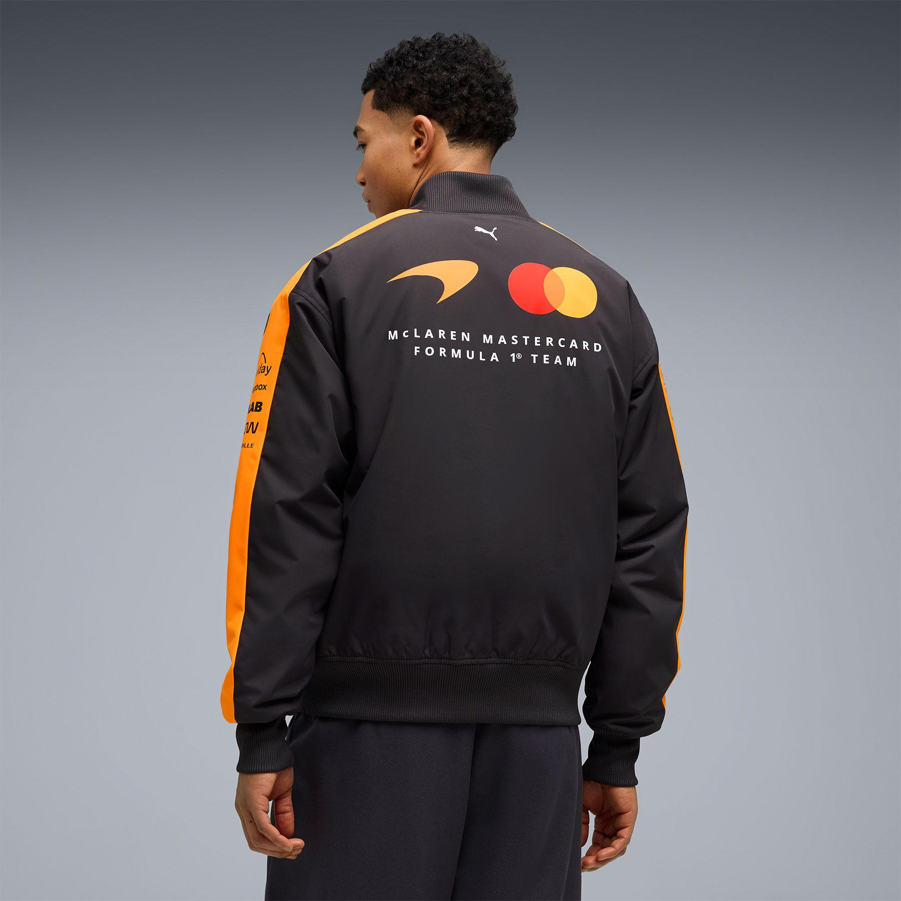 PUMA 2026 Team Bomber Jacket - McLaren Mastercard F1 | Fuel For Fans
